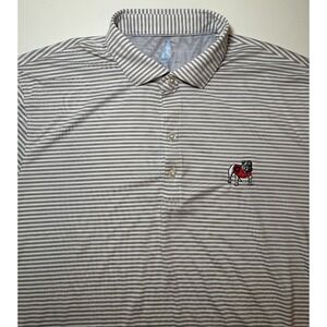 Johnnie O Men's Featherweight UGA Bulldogs Logo Polo Shirt | Large